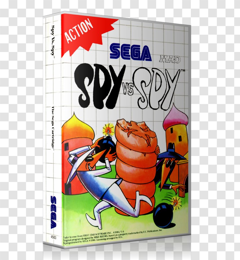 Spy Vs. Alex Kidd In Miracle World Master System Sega Game - Rom Image - Vs Transparent PNG