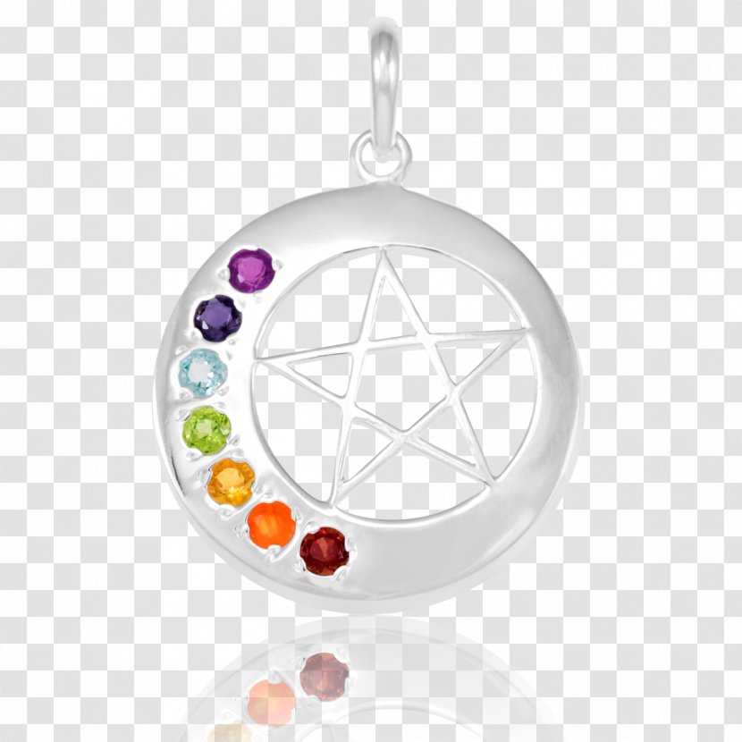 Silver Circle - Magic - Body Jewelry Necklace Transparent PNG