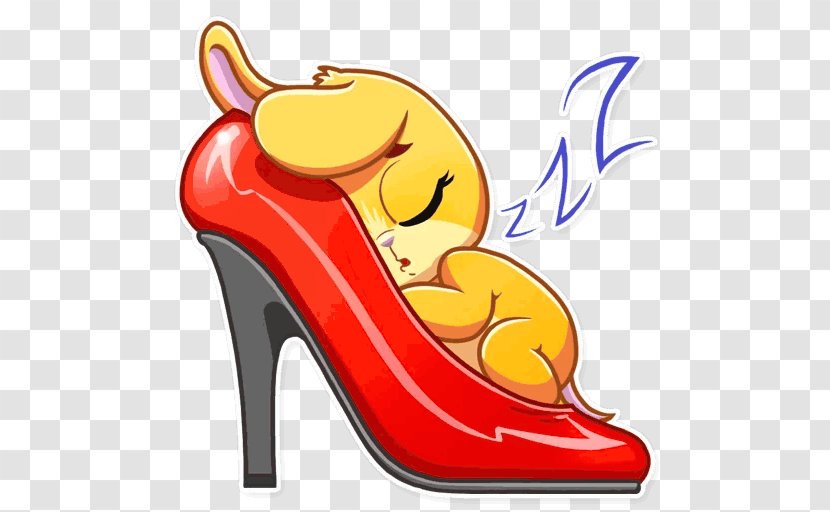 Sticker Telegram Computer Mouse Clip Art - Shoe - Good Night Little Transparent PNG