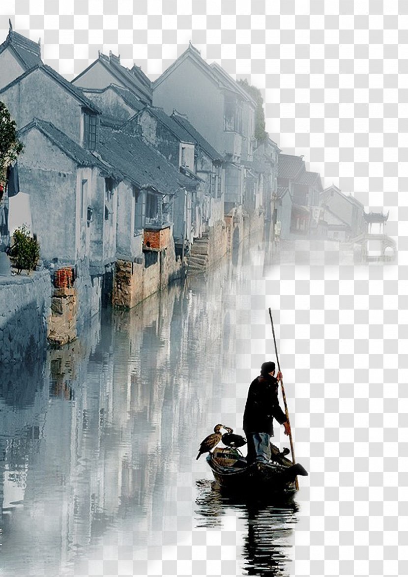 Lazai Idea Art Photography - Website - Water Town Transparent PNG