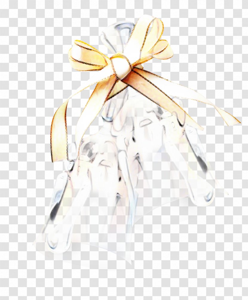 Flower Background Ribbon - Costume - White Transparent PNG