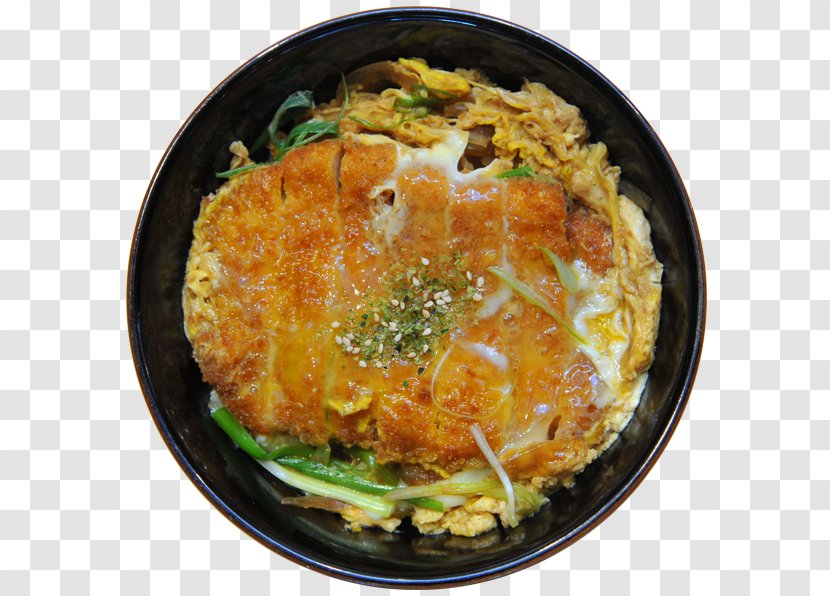 Katsudon Donburi Japanese Cuisine Tonkatsu Chicken Katsu - Chinese Food - Rice Bowl Transparent PNG