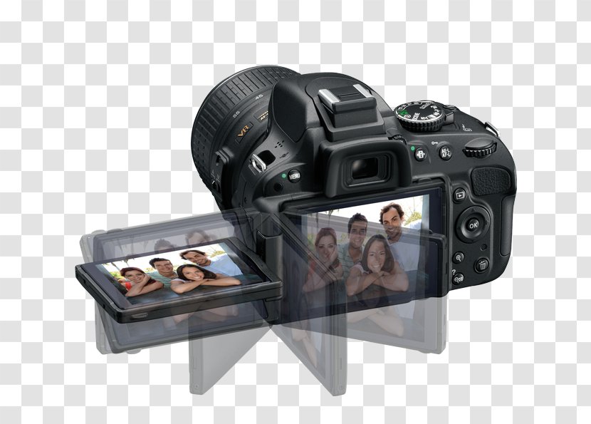 Nikon D5100 D3300 AF-S DX Nikkor 35mm F/1.8G Digital SLR Camera Transparent PNG