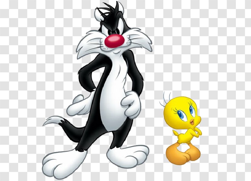 Sylvester Tweety Looney Tunes The Pink Panther Cartoon - Small To Medium Sized Cats - Animation Transparent PNG