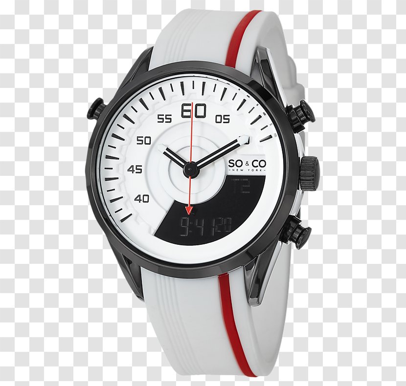 Watch Strap Quartz Clock Amazon.com Tachymeter - Leather - Black Lacquer Arabic Numerals Free Download Transparent PNG