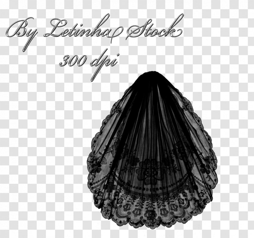 Dress Lace Formal Wear Clothing - Monochrome Photography - Gothic Transparent PNG