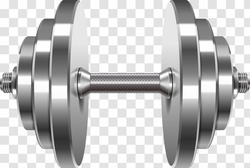Weight Training Barbell Dumbbell Clip Art - Product Design - Vector Transparent PNG