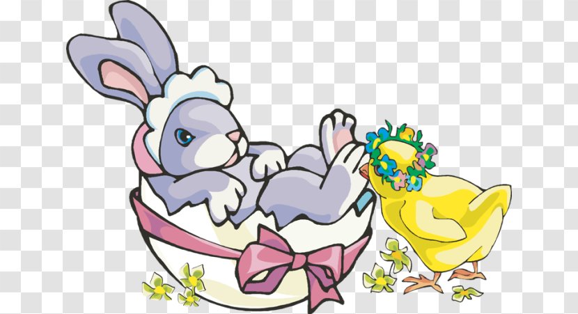 Easter Bunny Rabbit Clip Art - Tree - Baby Cliparts Transparent PNG