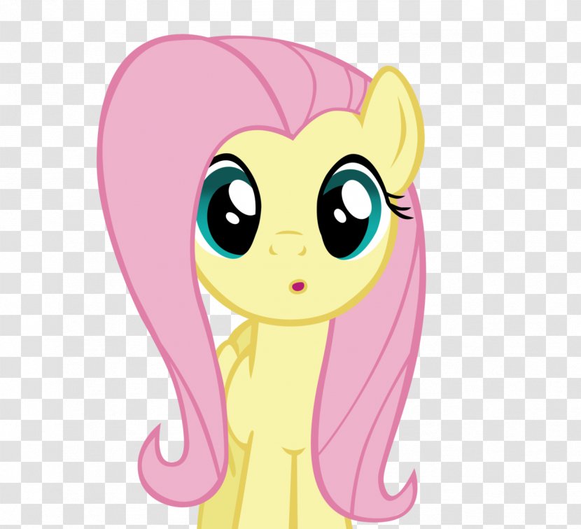 Fluttershy My Little Pony Pinkie Pie Horse - Heart - Petals Fluttered In Front Transparent PNG