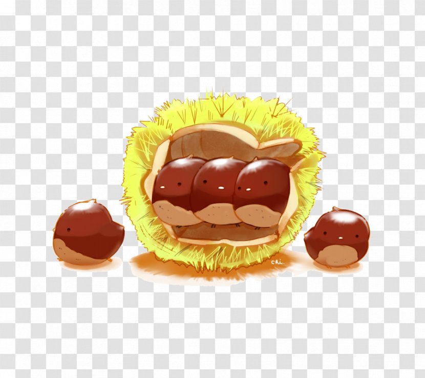 Food Tart Chinese Chestnut Crxe8me Caramel Illustration - Heart - Chestnuts Chick Transparent PNG