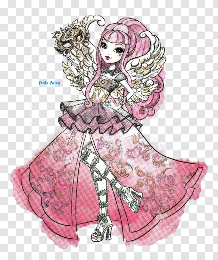 Ever After High: Thronecoming Reusable Sticker Book YouTube Character Doll - Art - Cupid Transparent PNG