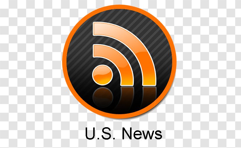 RSS Web Feed News Aggregator Blog - Orange - Hyperlink Transparent PNG