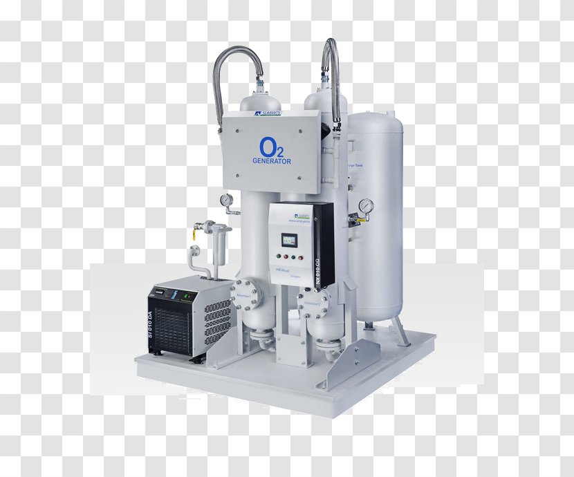 Oxygen Concentrator Pressure Swing Adsorption Nitrogen Gas Generator - Vessel Transparent PNG
