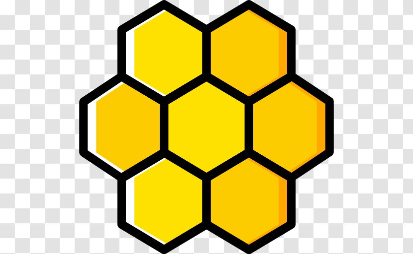 Bee Honeycomb - Royaltyfree Transparent PNG