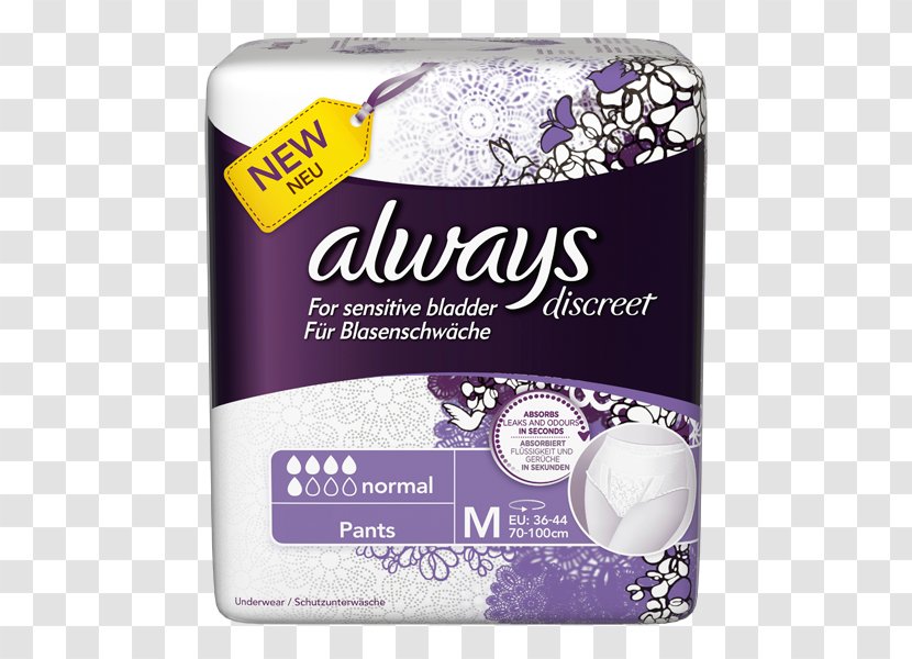 Diaper Always Incontinence Pad TENA Sanitary Napkin - Heart - Frame Transparent PNG