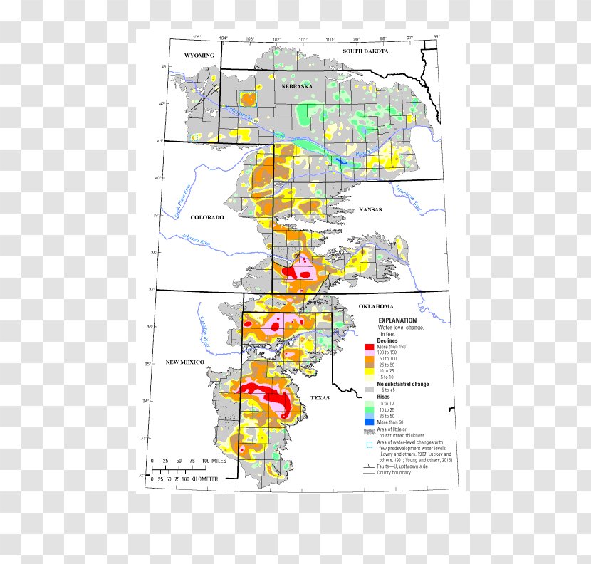 Oklahoma Center Pivot Irrigation Map Line Angle Transparent PNG