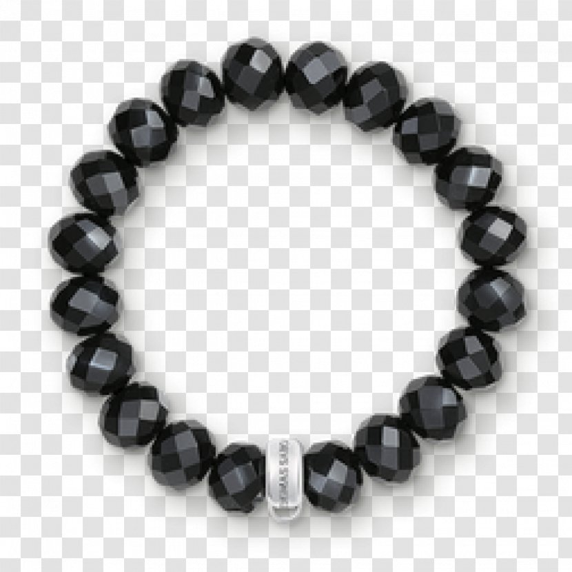 Women THOMAS SABO Black Obsidian Charm Bracelet Onyx - Jewelry Making - Jewellery Transparent PNG