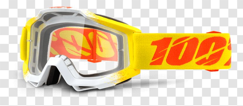 100% Accuri Goggles Motorcycle Lens Anti-fog - Thin - 100 Off Transparent PNG