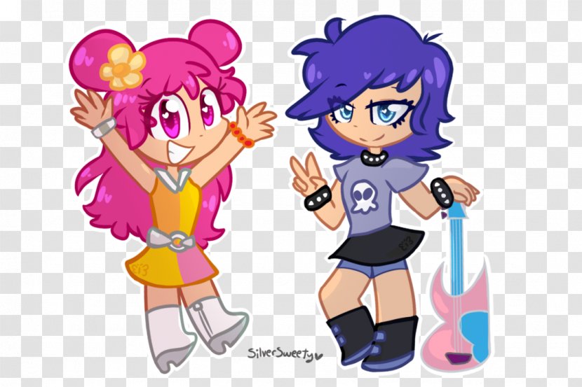 Puffy AmiYumi Hi Drawing Mean Machine - Watercolor - Let's Laugh Day Transparent PNG