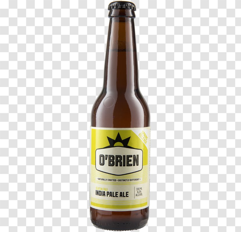 India Pale Ale Beer Bottle Gluten-free - Hops Transparent PNG