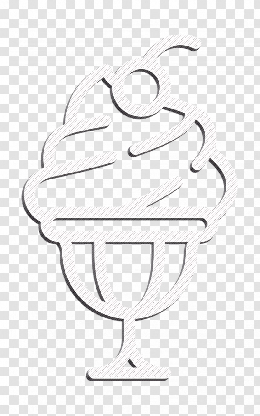 Ice Cream Icon Dessert Icon Restaurant Elements Icon Transparent PNG
