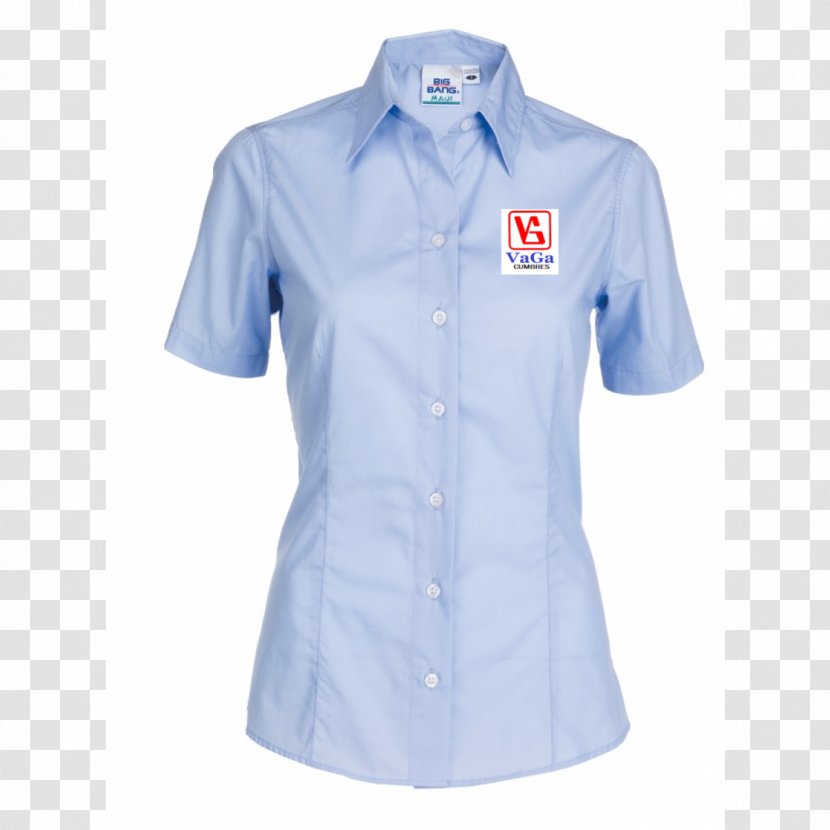 T-shirt Blouse Collar Polo Shirt - Button Transparent PNG