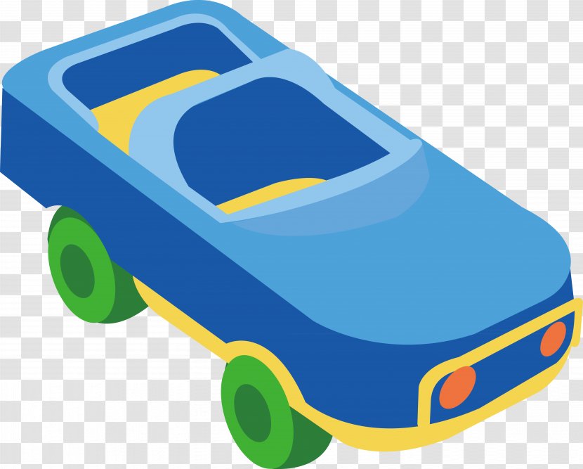 Car Toy Euclidean Vector Designer - Vecteur - Blue Luxury Modification Transparent PNG