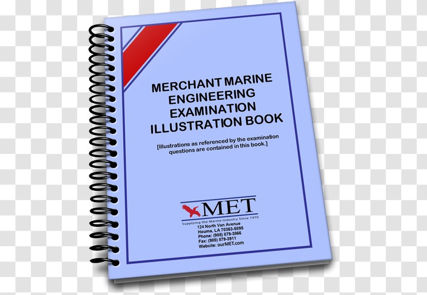 Paper Notebook Marine Engineering - Test - Engineer Illustration Transparent PNG