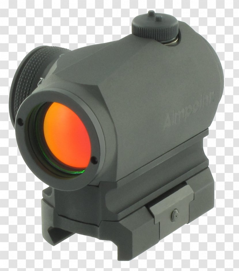 Aimpoint AB Red Dot Sight Reflector Optics - Silhouette - Collimator Transparent PNG