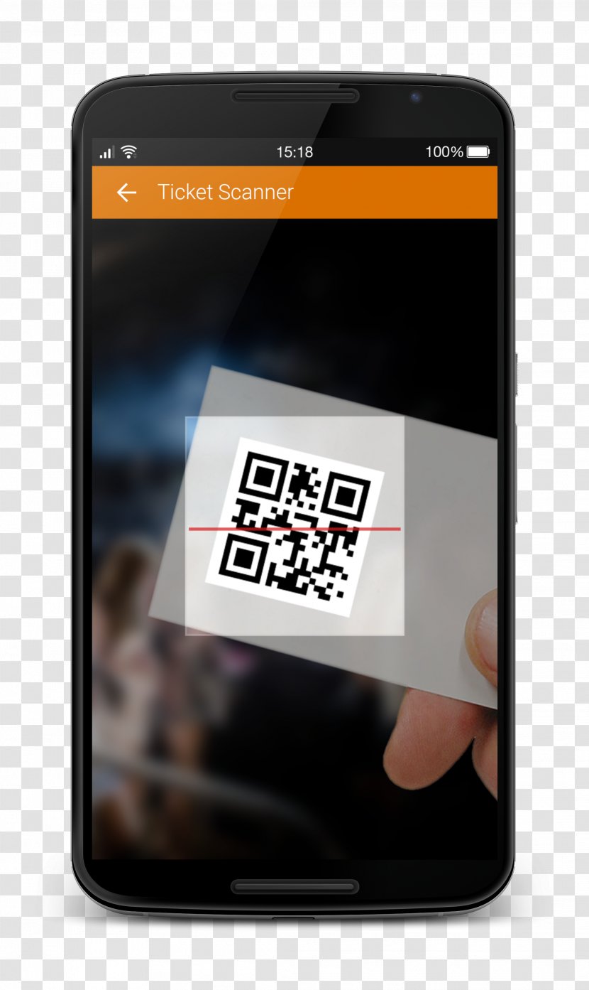 Ticket Image Scanner Mobile Phones Portable Communications Device - Concert Transparent PNG