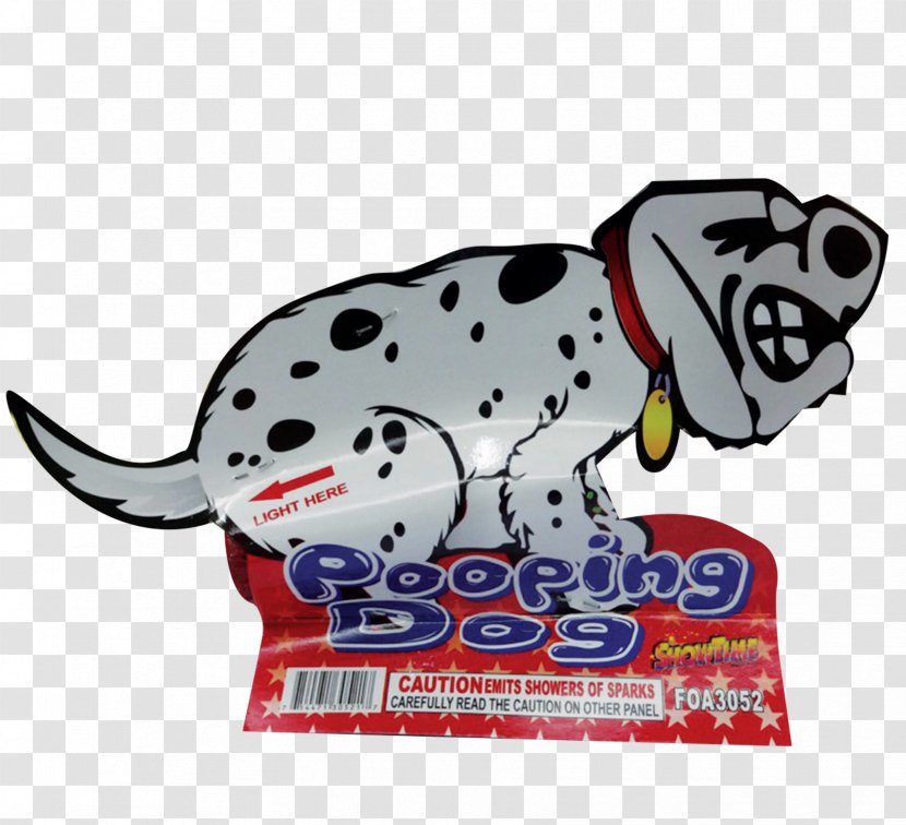 Dalmatian Dog XL Fireworks LLC Sparkler Firecracker - Cartoon - A Armed With Firecrackers Transparent PNG
