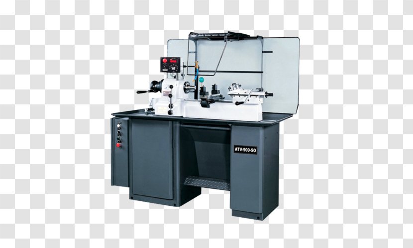 Toolroom Lathe Turning Machine Computer Numerical Control - Boring - Movable Type Transparent PNG