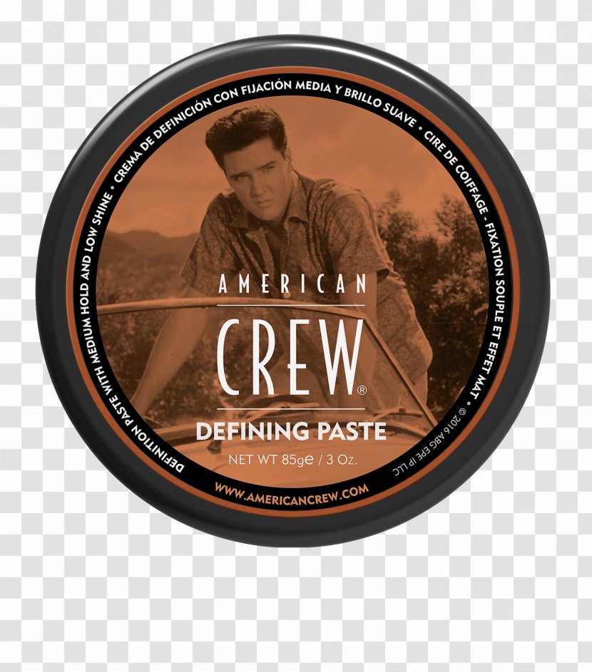 American Crew Defining Paste Hair Styling Products POMADE Forming Cream - Heart - Elvis Presley Pictures In Color Transparent PNG