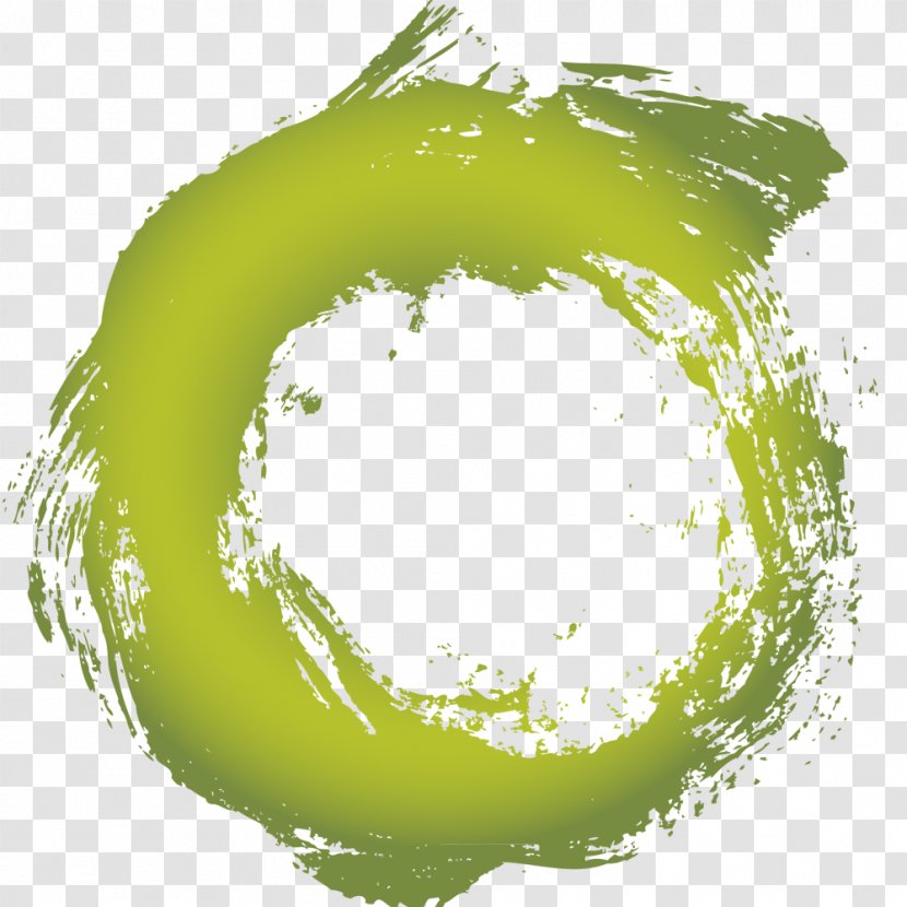 Ink - Green Circle Transparent PNG