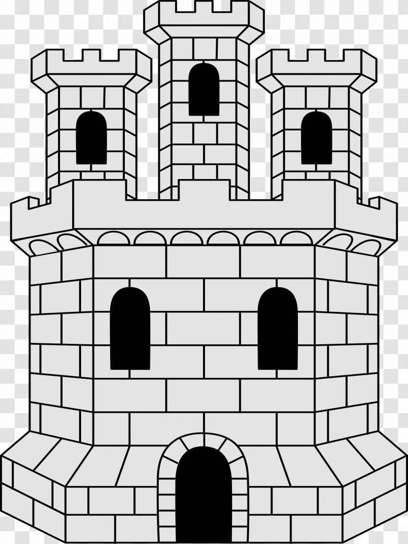 Castle Fortification Heraldry Clip Art Transparent PNG