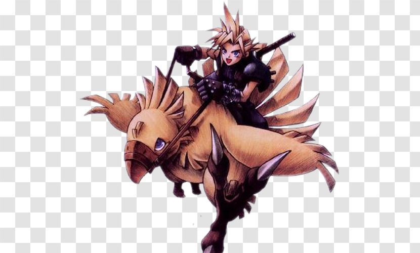 Final Fantasy VIII Cloud Strife Dissidia 012 XII - Fictional Character - Chocobo Transparent PNG