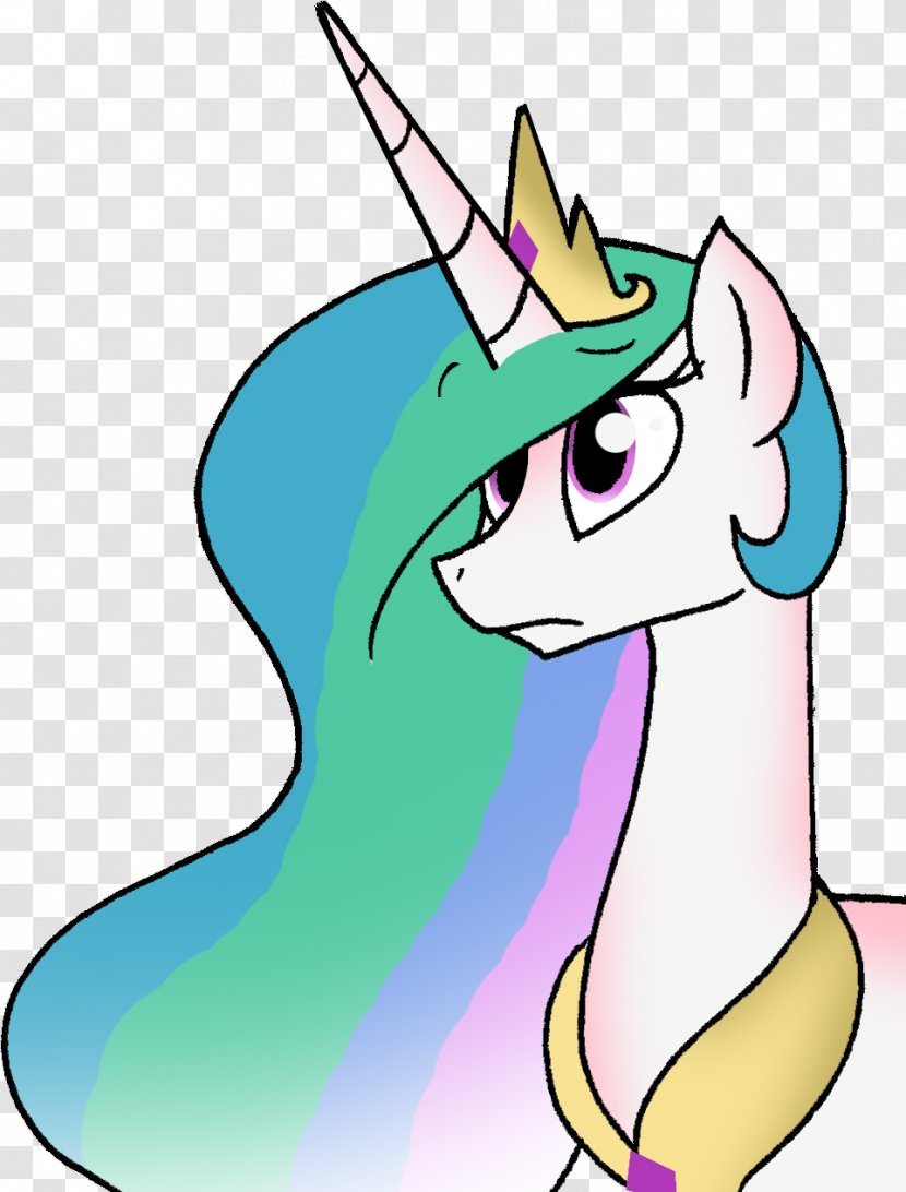 Clip Art Horse Unicorn Beak - Fictional Character - How To Draw Princess Celestia Transparent PNG