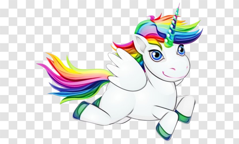 Rainbow Drawing - Mane - Animal Figure Smile Transparent PNG