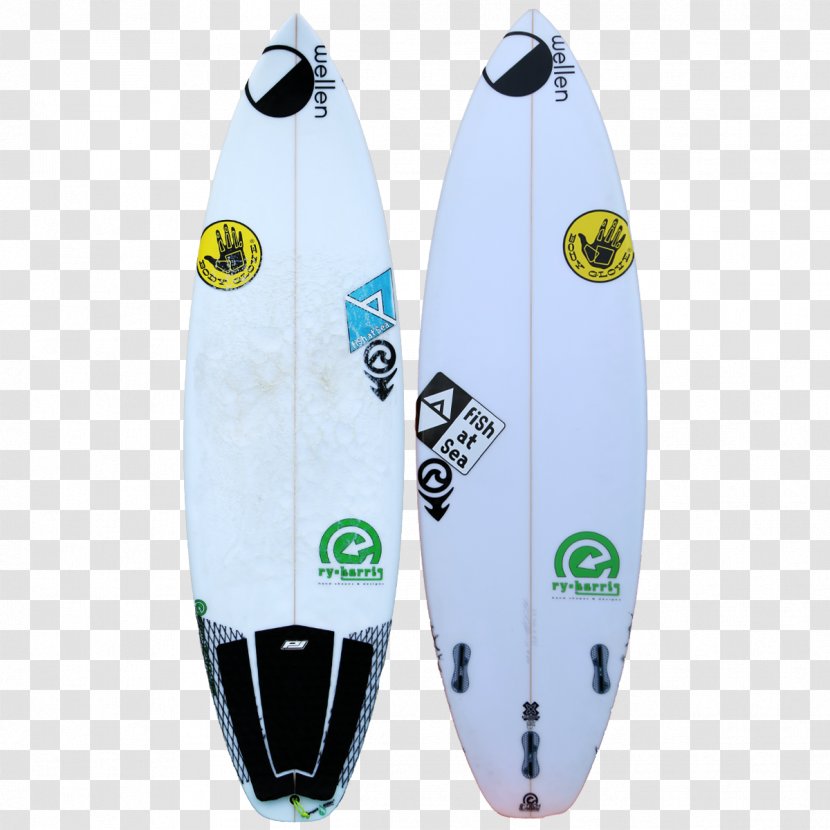 Surfboard Product Design - Clean Up Crew Transparent PNG
