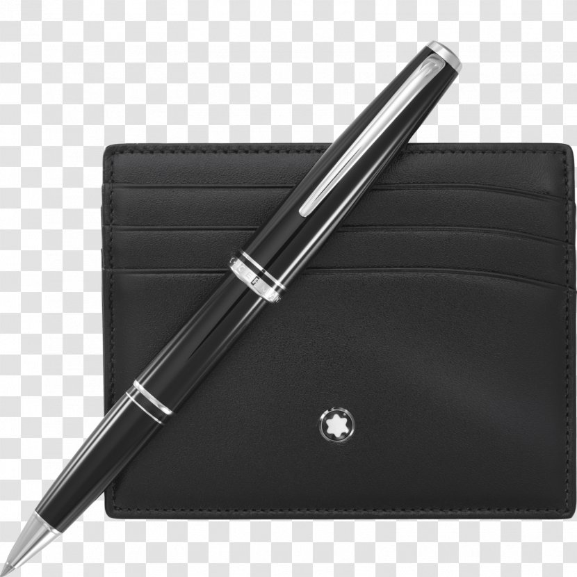 Ballpoint Pen Meisterstück Montblanc Rollerball Writing Implement - Black Transparent PNG