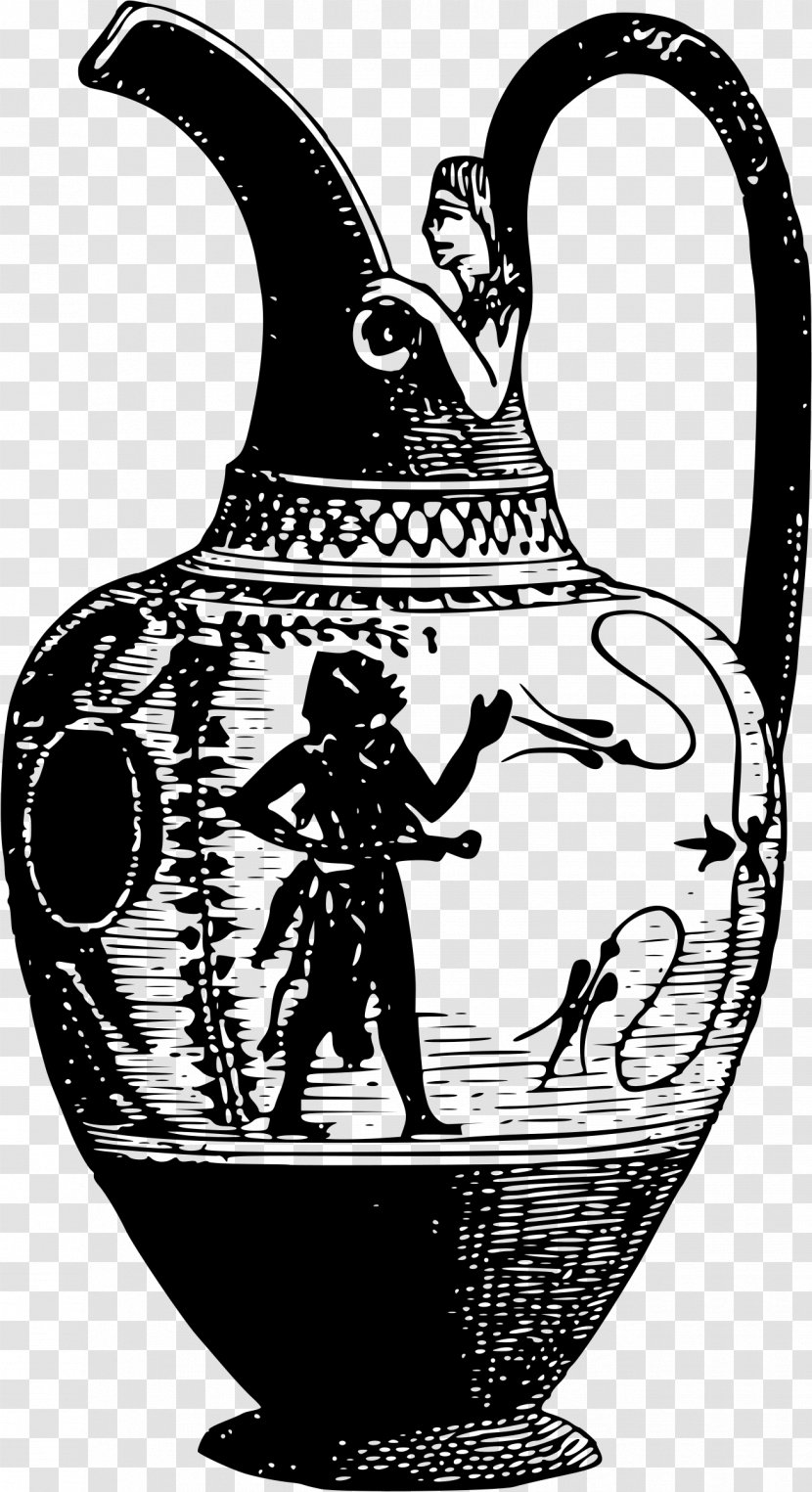 Pottery Of Ancient Greece Vase Drawing Transparent PNG