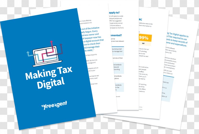 Making Tax Digital Marketing Business - Brochure Transparent PNG