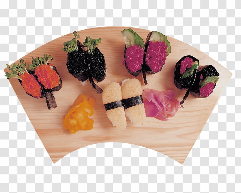 Sushi Japanese Cuisine Onigiri Garnish - Delicious Packages Transparent PNG