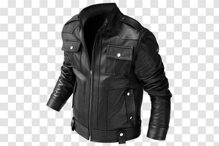 Leather Jacket Flight Amazon.com - Clothing Transparent PNG