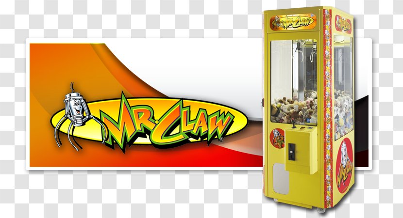 Horeca Entertainment Apparaat Claw Crane Enschede - Yellow - Machine Transparent PNG