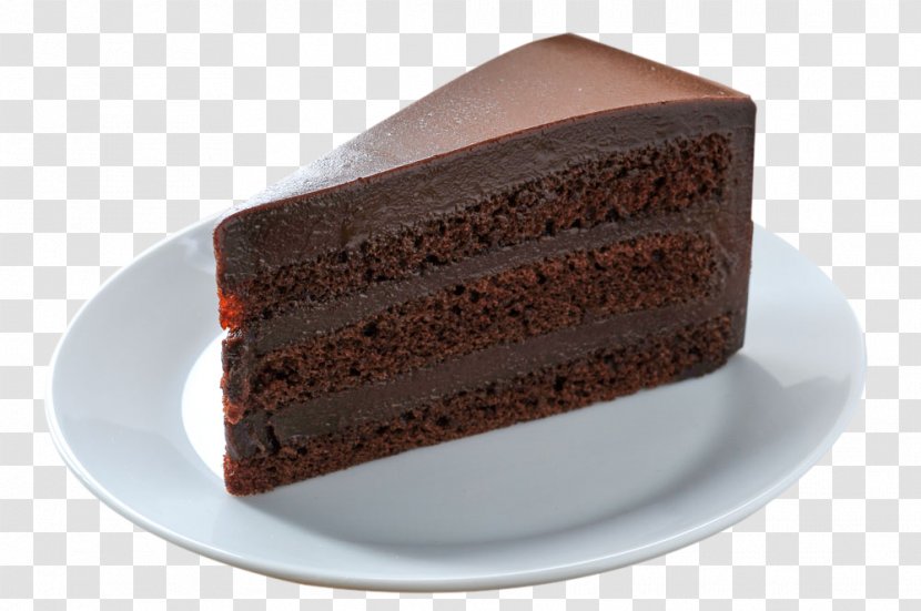 Flourless Chocolate Cake Sachertorte Brownie Torta Caprese - Delicious Triangle Transparent PNG