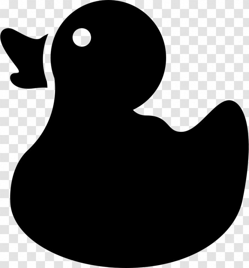 Rubber Duck Silhouette Mallard - Bathtub Transparent PNG