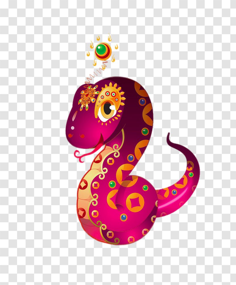 Lucky Snake Cartoon Chinese Zodiac New Year - Photography - Cute Transparent PNG