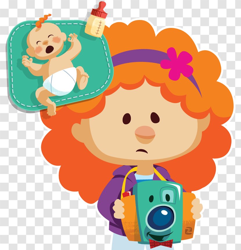 Toddler Character Infant Clip Art - Fictional - Baby Coming Transparent PNG