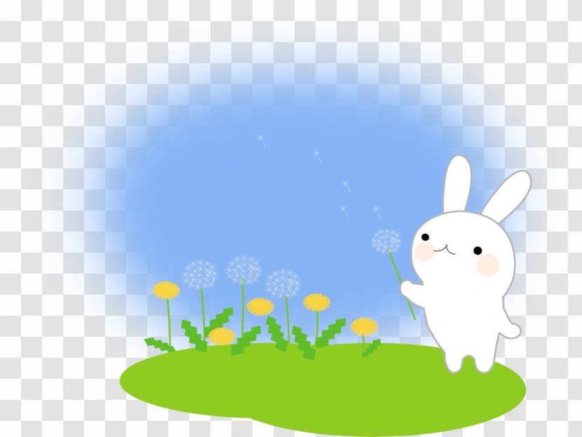 Hare Easter Bunny Desktop Wallpaper Clip Art Transparent PNG